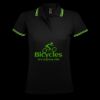 SOL'S Ladies Pasadena Tipped Cotton Piqué Polo Shirt Thumbnail