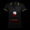 SOL'S Ladies Pasadena Tipped Cotton Piqué Polo Shirt Thumbnail