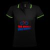 SOL'S Ladies Pasadena Tipped Cotton Piqué Polo Shirt Thumbnail