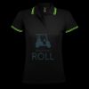 SOL'S Ladies Pasadena Tipped Cotton Piqué Polo Shirt Thumbnail