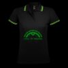 SOL'S Ladies Pasadena Tipped Cotton Piqué Polo Shirt Thumbnail