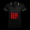 SOL'S Ladies Pasadena Tipped Cotton Piqué Polo Shirt Thumbnail