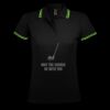SOL'S Ladies Pasadena Tipped Cotton Piqué Polo Shirt Thumbnail