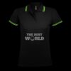 SOL'S Ladies Pasadena Tipped Cotton Piqué Polo Shirt Thumbnail