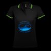 SOL'S Ladies Pasadena Tipped Cotton Piqué Polo Shirt Thumbnail