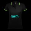 SOL'S Ladies Pasadena Tipped Cotton Piqué Polo Shirt Thumbnail