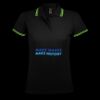 SOL'S Ladies Pasadena Tipped Cotton Piqué Polo Shirt Thumbnail