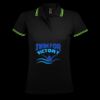 SOL'S Ladies Pasadena Tipped Cotton Piqué Polo Shirt Thumbnail