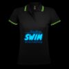 SOL'S Ladies Pasadena Tipped Cotton Piqué Polo Shirt Thumbnail