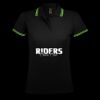 SOL'S Ladies Pasadena Tipped Cotton Piqué Polo Shirt Thumbnail