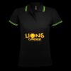 SOL'S Ladies Pasadena Tipped Cotton Piqué Polo Shirt Thumbnail