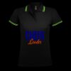 SOL'S Ladies Pasadena Tipped Cotton Piqué Polo Shirt Thumbnail