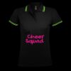 SOL'S Ladies Pasadena Tipped Cotton Piqué Polo Shirt Thumbnail