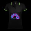 SOL'S Ladies Pasadena Tipped Cotton Piqué Polo Shirt Thumbnail