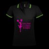 SOL'S Ladies Pasadena Tipped Cotton Piqué Polo Shirt Thumbnail