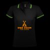 SOL'S Ladies Pasadena Tipped Cotton Piqué Polo Shirt Thumbnail
